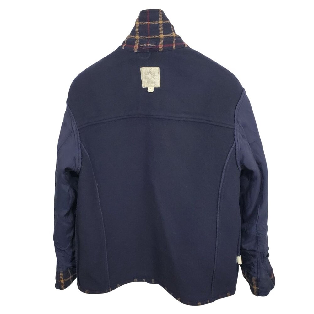 Brooks Brothers Mens M Jacket Plaid Wool Blend Short Coat Plaid Check Heritage - Picture 13 of 15